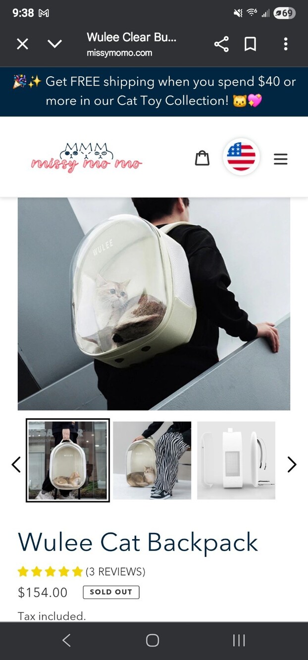 wulee pet carrier backpack